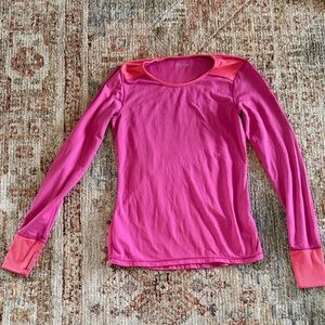 Pink Long Sleeve Athletic Top - Saucony
